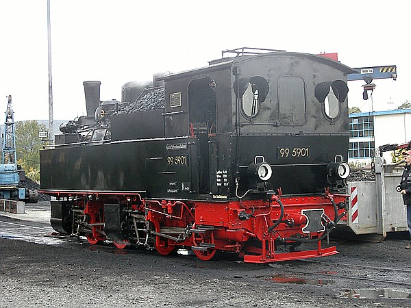 Foto:: DR 99 5901 / Wernigerode / 11.10.2003 (Foto,Fotos,Bilder,Bild,)