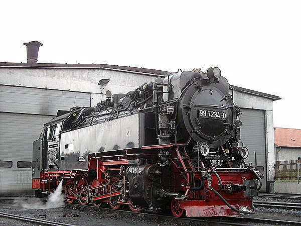 Foto:: DR 99 7234-0 / Wernigerode / 11.10.2003 (Foto,Fotos,Bilder,Bild,)