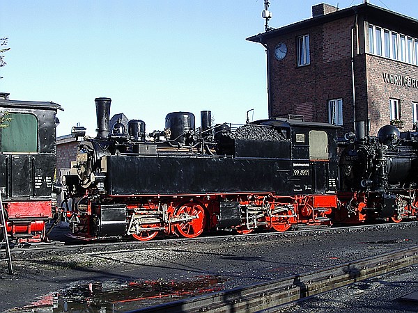 Foto:: DR 99 5901 / Wernigerode / 12.10.2003 (Foto,Fotos,Bilder,Bild,)
