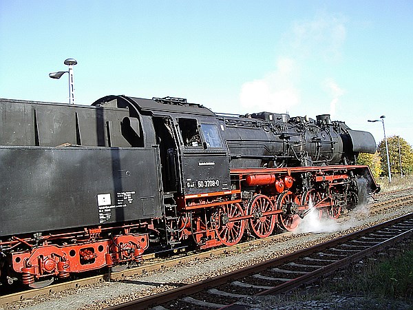 Foto:: DR 50 3708-0 / Wernigerode / 12.10.2003 (Foto,Fotos,Bilder,Bild,)