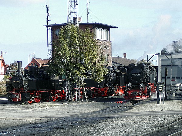 Foto:: DR 99 7243-1 / Wernigerode / 12.10.2003 (Foto,Fotos,Bilder,Bild,)