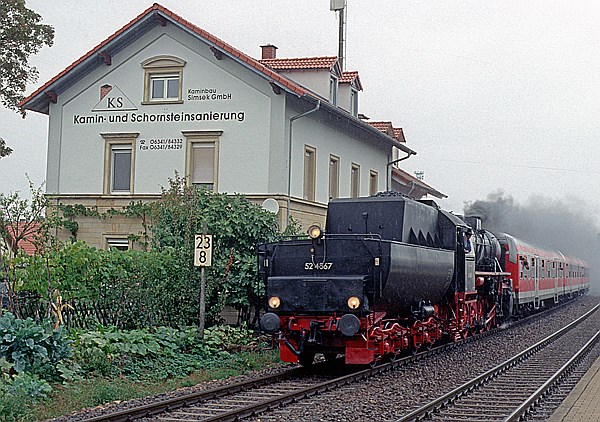 Foto:: DR 52 4867 / 03.10.2005 / Insheim (Foto,Fotos,Bilder,Bild,)