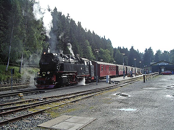 Foto:: DR 99 7243-1 / Schierke / 01.09.2007 (Foto,Fotos,Bilder,Bild,)