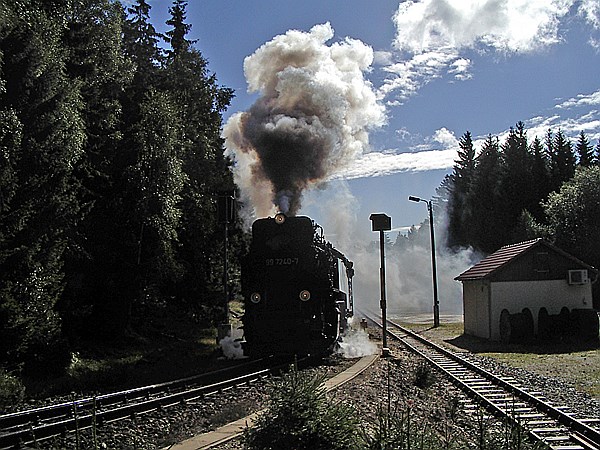 Foto:: DR 99 7240-7 / Schierke / 01.09.2007 (Foto,Fotos,Bilder,Bild,)