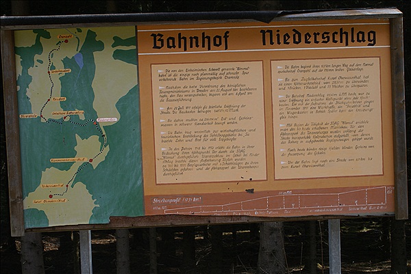 Foto:: Schild Bahnhof NIederschlag / Niederschlag / 13.04.2008 (Foto,Fotos,Bilder,Bild,)