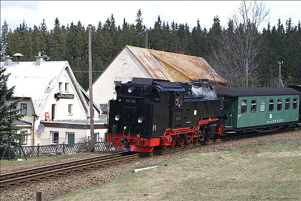 Foto:: DR 99 794 / Kretscham-Rothensema / 13.04.2008 (Foto,Fotos,Bilder,Bild,)