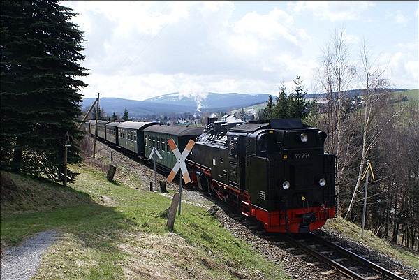 Foto:: DR 99 794 / Unterneudorf / 13.04.2008 (Foto,Fotos,Bilder,Bild,)