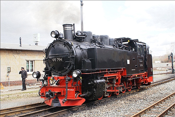 Foto:: DR 99 794 / Cranzahl / 13.04.2008 (Foto,Fotos,Bilder,Bild,)