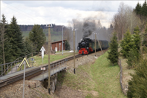 Foto:: DR 99 794 / Unterneudorf / 13.04.2008 (Foto,Fotos,Bilder,Bild,)