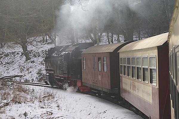 Foto:: DR 99 7242-3 / Gernrode - Maegdesprung / 17.01.2009 (Foto,Fotos,Bilder,Bild,)