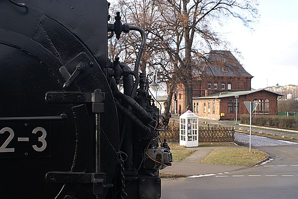 Foto:: DR 99 7242-3 / Gernrode / 17.01.2009 (Foto,Fotos,Bilder,Bild,)