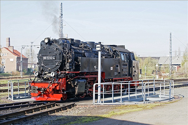 Foto:: DR 99 7232-4 / Nordhausen / 24.04.2010 (Foto,Fotos,Bilder,Bild,)
