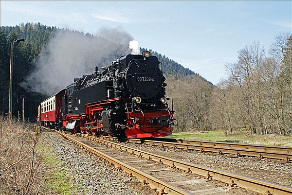 Foto:: DR 99 7232-4 / Eisfelder Talmuehle / 24.04.2010 (Foto,Fotos,Bilder,Bild,)
