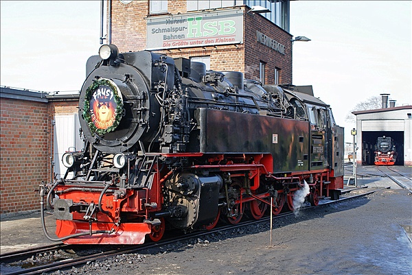 Foto:: DR 99 7239-9 + DR 99 7245-6 / Wernigerode / 24.04.2010 (Foto,Fotos,Bilder,Bild,)