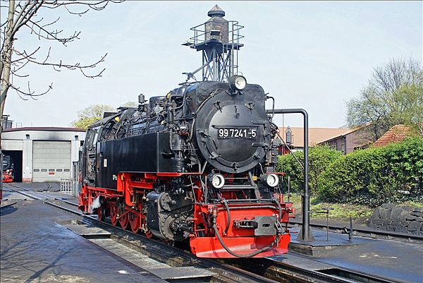 Foto:: DR 99 7241-5 / Wernigerode / 24.04.2010 (Foto,Fotos,Bilder,Bild,)