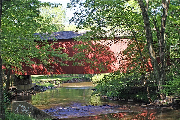 Foto:: Covered Bridge / Chalfont, PA / 05.05.2010 (Foto,Fotos,Bilder,Bild,)