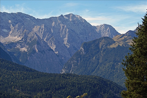 Foto:: Bergblick / Elmau / 15.09.2010 (Foto,Fotos,Bilder,Bild,)