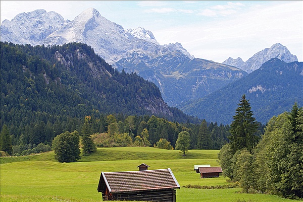 Foto:: Bergblick / Elmau / 15.09.2010 (Foto,Fotos,Bilder,Bild,)