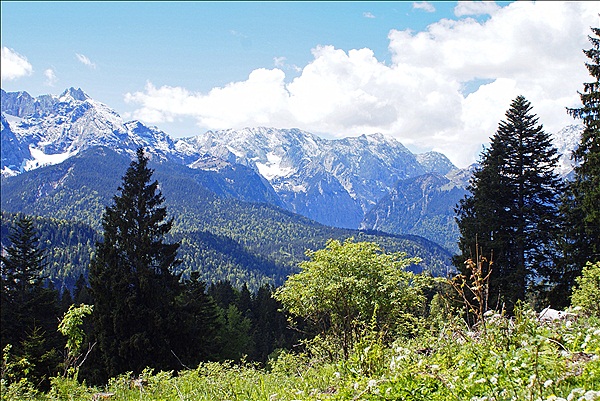 Foto:: Bergblick / Elmau / 18.05.2011 (Foto,Fotos,Bilder,Bild,)