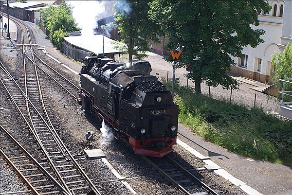 Foto:: DR 99 7245-6 / Nordhausen / 09.06.2012 (Foto,Fotos,Bilder,Bild,)