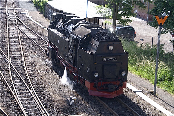 Foto:: DR 99 7245-6 / Nordhausen / 09.06.2012 (Foto,Fotos,Bilder,Bild,)