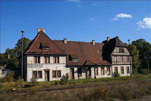 Foto:: Bahnhof / Nachterstedt-Hoym / 29.09.2012 (Foto,Fotos,Bilder,Bild,)