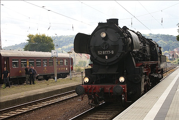 Foto:: DR 52 8177-9  / Blankenburg / 29.09.2012 (Foto,Fotos,Bilder,Bild,)