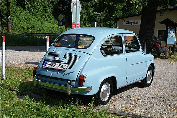 Foto:: Steyr-Fiat 600 / Gruenburg / 14.07.2013 (Foto,Fotos,Bilder,Bild,)