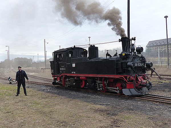Foto:: DR 99 1574-5 / Oschatz - Mügeln - Glossen / 28.12.2013 (Foto,Fotos,Bilder,Bild,)
