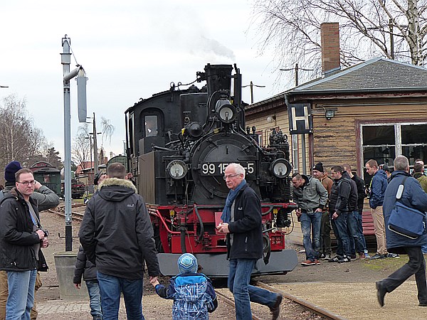Foto:: DR 99 1574-5 / Oschatz - Mügeln - Glossen / 28.12.2013 (Foto,Fotos,Bilder,Bild,)