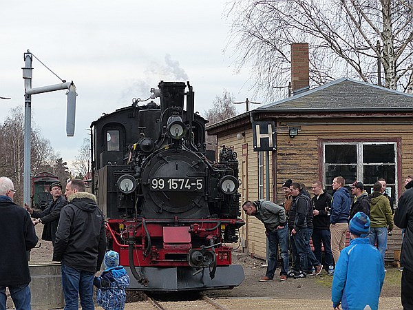 Foto:: DR 99 1574-5 / Oschatz - Mügeln - Glossen / 28.12.2013 (Foto,Fotos,Bilder,Bild,)
