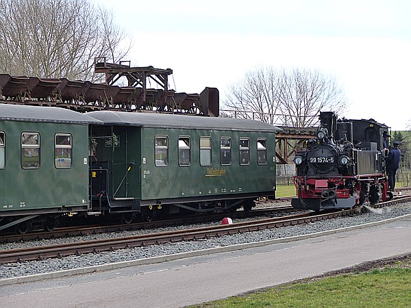 Foto:: DR 99 1574-5 / Oschatz - Mügeln - Glossen / 28.12.2013 (Foto,Fotos,Bilder,Bild,)