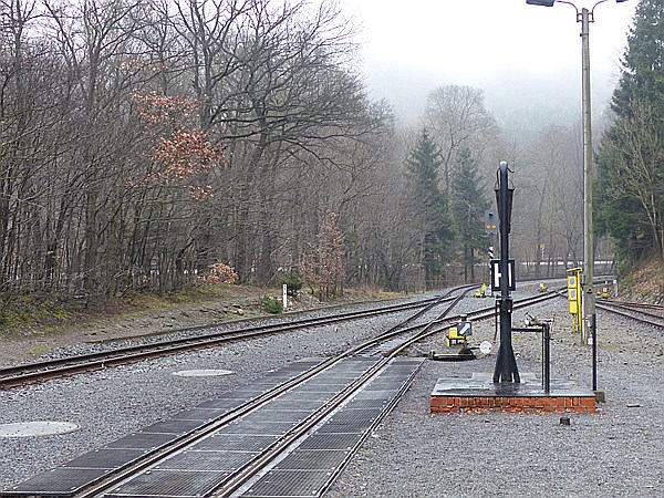 Foto:: Wasserkran / Eisfelder Talmuehle / 19.01.2014 (Foto,Fotos,Bilder,Bild,)