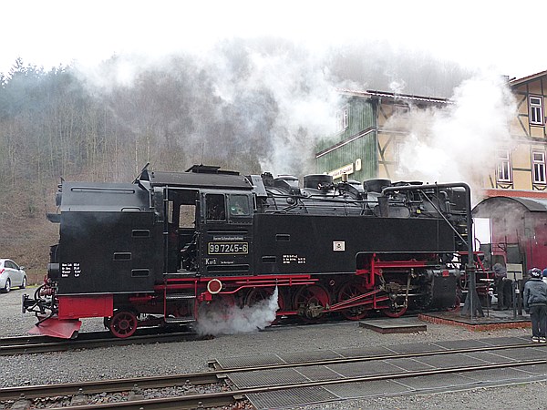 Foto:: DR 99 7245-6 / Eisfelder Talmuehle / 19.01.2014 (Foto,Fotos,Bilder,Bild,)