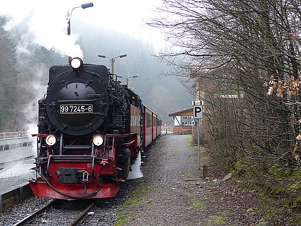Foto:: DR 99 7245-6 / Eisfelder Talmuehle / 19.01.2014 (Foto,Fotos,Bilder,Bild,)