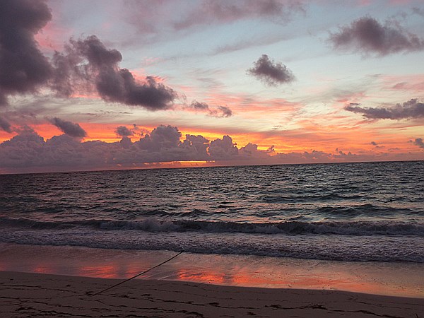 Foto:: Sonnenaufgang / Punta Cana / 19.06.2014 (Foto,Fotos,Bilder,Bild,)