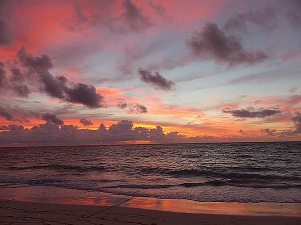Foto:: Sonnenaufgang / Punta Cana / 19.06.2014 (Foto,Fotos,Bilder,Bild,)