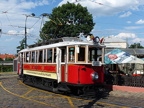 Foto:: Museumsstrassenbahn Linie 91 / Prag / 28.06.2014 (Foto,Fotos,Bilder,Bild,)