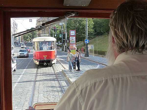 Foto:: Museumsstrassenbahn Linie 91 / Prag / 28.06.2014 (Foto,Fotos,Bilder,Bild,)