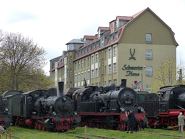 Foto:: 55 669 + 78 009 + 24 004 / Dresden / 17.04.2015 (Foto,Fotos,Bilder,Bild,)