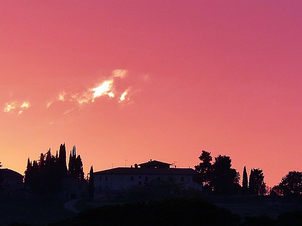 Foto:: Abendstimmung / Pomarance / 08.05.2015 (Foto,Fotos,Bilder,Bild,)