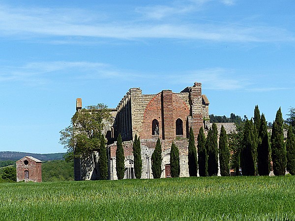 Foto:: Ruine Abbazia San Galgano / Chiusdino / 10.05.2015 (Foto,Fotos,Bilder,Bild,)