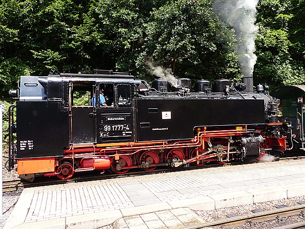 Foto:: DR 99 1777-4 / Rabenau / 14.07.2017 (Foto,Fotos,Bilder,Bild,)