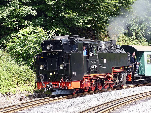 Foto:: DR 99 1777-4 / Rabenau / 14.07.2017 (Foto,Fotos,Bilder,Bild,)