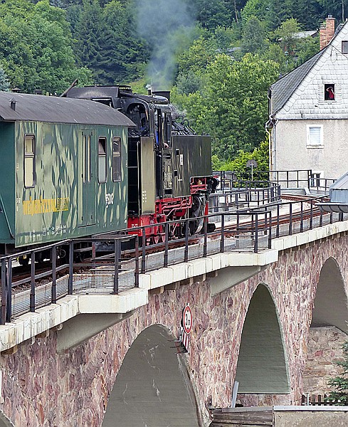 Foto:: DR 99 1777-4 / Rabenau - Kipsdorf / 14.07.2017 (Foto,Fotos,Bilder,Bild,)