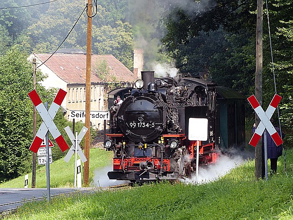 Foto:: DR 99 1734-5 / Seifersdorf / 15.07.2017 (Foto,Fotos,Bilder,Bild,)