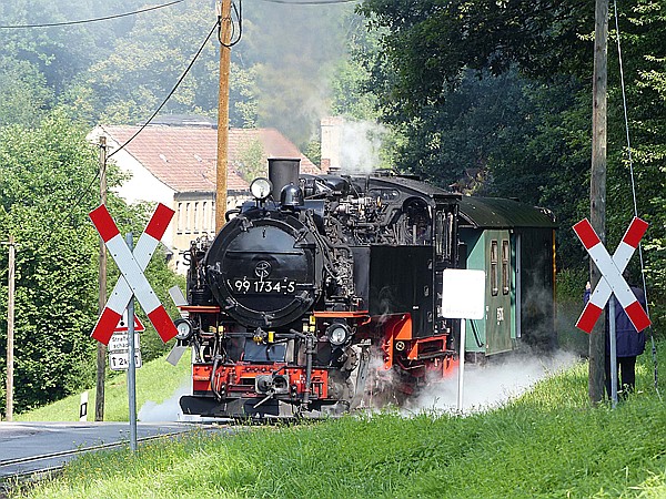 Foto:: DR 99 1734-5 / Seifersdorf / 15.07.2017 (Foto,Fotos,Bilder,Bild,)