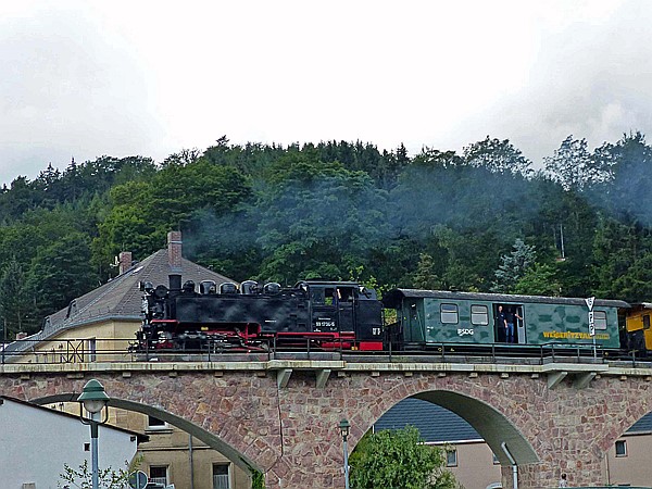 Foto:: DR 99 1734-5 / Schmiedeberg / 15.07.2017 (Foto,Fotos,Bilder,Bild,)