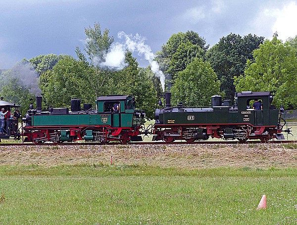 Foto:: DR 99 539 + DR 99 555 / Obercarsdorf / 15.07.2017 (Foto,Fotos,Bilder,Bild,)