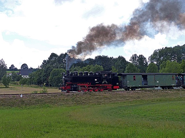 Foto:: DR 99 1777-4 / Obercarsdorf / 15.07.2017 (Foto,Fotos,Bilder,Bild,)